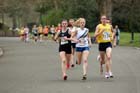 Jade Allen (Rotherham),  J. Fairchild (Trafford), Seonaid A. Murray (LIverpool Harriers) lead the Womens Northern 6 Stage Road Relay, Sefton Park, Liverpool.